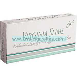 Virginia Slims 120's Menthol Silver cigarettes